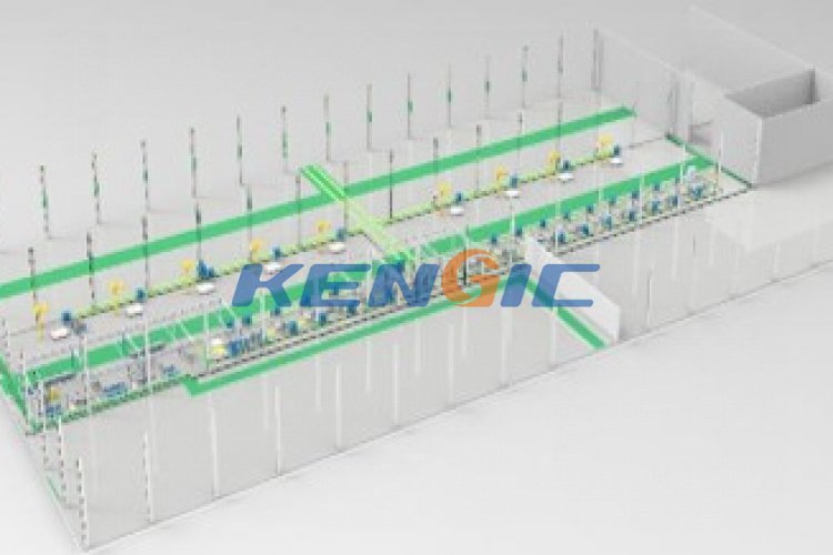 Intelligent production line project of pulsating line body of textile ...